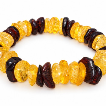 Гривна Amber Glow с естествен кехлибар